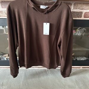 LANGSTON REVOLVE BROWN SWEATSHIRT